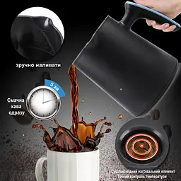 Кавоварка Domotec 500мл 600W / Турка з автовідключенням / Турецький кавник для дому MS-102S - мініатюра 4