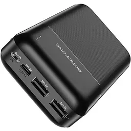 Портативна батарея Borofone BJ16A Cube 20000 mAh чорна - мініатюра 3
