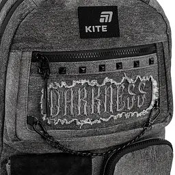 Рюкзак для старшої школи Kite Education teens 2587M Darkness Чорний (K26-2587M-5) - мініатюра 9