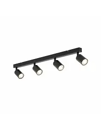 Світильник поворотний, спот TK Lighting 6177 Top GU10 4x10W IP20 Bk - мініатюра 3