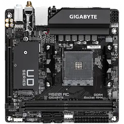 Материнська плата Gigabyte A520I AC Socket AM4 (A520I AC) - мініатюра 2
