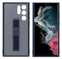 Чохол оригінальний Protective Standing Cover EF-RS908CNEGRU для Samsung Galaxy S22 Ultra (6.8") Navy - мініатюра 9