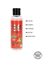 Лубрикант Stimul8 S8 4-in-1 Dessert Lube Strawberry, 125 мл - мініатюра 3
