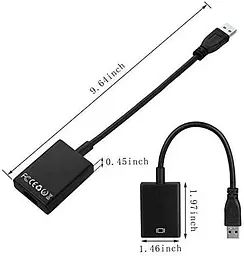 Адаптер USB 3.0 → HDMI 1080P для Windows 7/8/10 - мініатюра 3
