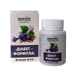 Дієтична добавка GreenSet Діабет формула 60 капсул