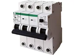 ПЗВ PF 4P 25A 6kA Реле захисного відключення FPR1-AC 25А/0,03A АС