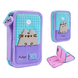 Пенал шкільний Yes подвійний Pusheen Summer HP-01