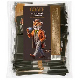 Уцінка. Чай зелений байховий Graff Класичний зелений 50 шт. x 2 г 