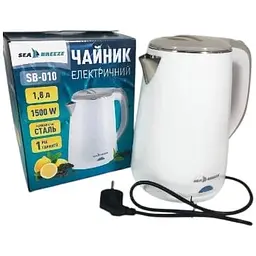 Електрочайник Sea Breeze SB-010 пластиковий -1.8 л 1500 Вт - мініатюра 5