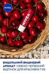 Бальзам-догляд для губ NIVEA Cherry Shine 4.8 г - мініатюра 4