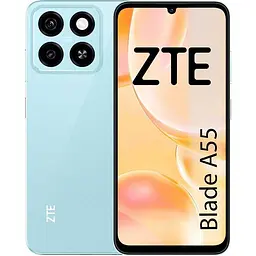 Смартфон ZTE Blade A55 4/128Gb блакитний - мініатюра 2