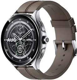 Смарт-годинник XiaomiWatch 2 Pro 4G LTE Silver Case with Brown Leather Strap BHR7210GL Brown - мініатюра 3