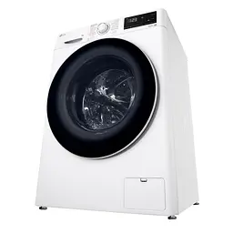 Пральна машина LG фронтальна, 9кг, 1400, A+++, 57см, дисплей, пара, інвертор, білий (F4V3VS0WW) - мініатюра 6