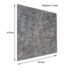 СВП-113 Вінілова плитка що самоклеїться Sticker Wall 457х457х1.5мм МАТ SW-00003253 - мініатюра 3