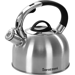 Чайник зі свистком Barazzoni 2.5 л сріблястий (80208200000)