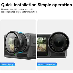 Фільтр ультрафіолетовий Telesin S5-FLT-04 UV для DJI Osmo Action 5 Pro/DJI Osmo Action 4/DJI Osmo Action 3 [168939] - мініатюра 10