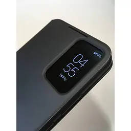 Оригінальний чохол-книжка Samsung Smart Clear View Cover для Galaxy S22 Plus (6.6") Чорний EF-ZS906CBEGRU - мініатюра 5