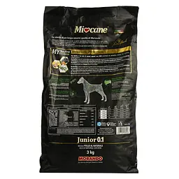 Сухий корм для цуценят Morando MioCane Junior, з натуральною куркою, 3 кг - мініатюра 4