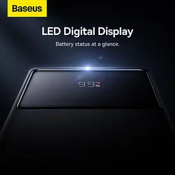 Павербанк Baseus Star Lord Display Black 20 000 mAh / 22.5 Вт (PPXJ080001) - мініатюра 8