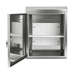 Шафа металева Trinix TRX-500MB (500*400*180) з поличкою (75-00362) - мініатюра 2