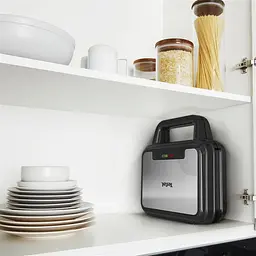Мультимейкер Tefal UltraCompact 3in1 700 Вт тефлон 3 пластини метал чорно-сірий - мініатюра 7