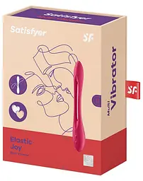 Універсальний гнучкий вібратор для пар Satisfyer Elastic Joy Red - мініатюра 6