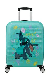 Валіза 55 См American Tourister WAVEBREAKER DISNEY STITCH FLOWER 55x40x20 31C*57017