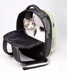 Рюкзак для перенесення Petkit Breezy2 Smart Cat Carrier Green (P7701-G) [85165] - мініатюра 6