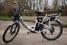 Електровелосипед Двомісний Corso Rocco 26 дюймів (500W 48V 20Ah) Shimano 7 швидкостей Білий - мініатюра 3