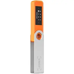 Апаратний гаманець для криптовалют Ledger Nano S Plus Orange BTC (LNSPOB) - мініатюра 3