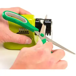 Точилка Sharp Swifty WJ24 для ножів і ножиць електрична Green (do060) - мініатюра 3