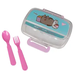 Контeйнер YES Pusheen 750 мл з приборами (708161) - мініатюра 4