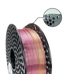 Пластик для 3D-принтера AzureFilm PLA SILK 1,75mm 1kg Rainbow Tropicana (FL171-2463) - мініатюра 2