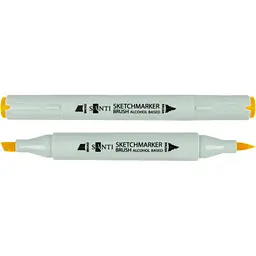 Набір спиртових маркерів Santi Brush SA-44 свіжий жовтий 6 шт. (390918)