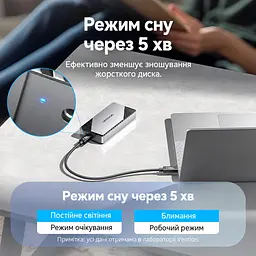 Зовнішній корпус M.2 NVMe SSD Vention USB-C USB 4.0 до 40 Гбіт/с SSD до 8 ТБ формати 2230/2242/2260/2280 ключі B&M Key та M Key вентилятор з авторегулюванням швидкості Thunderbolt 3/4 Windows Linux Mac OS Android iOS монтаж без інструментів UASP TRIM SMART сон через 5 хв алюмінієвий сплав кабель USB 4.0 USB-C ↔ USB-C 0,3 м і силіконова термопрокладка в комплекті сріблясто-сірий із темно-сірими акцентами (KPZH0) - мініатюра 12