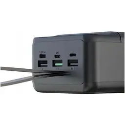 Акумулятор портативний XO PR160 80000 mAh QC 22.5W PD 20W чорна 6920680828357 - мініатюра 3