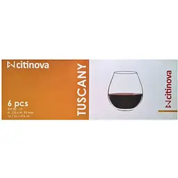 Набір низьких склянок Citinova Tuscany 475 мл 6 шт. (BW 82-17) - мініатюра 3