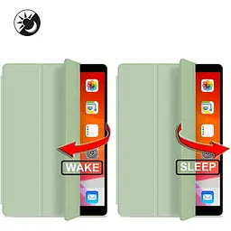 Чохол-книжка BeCover Tri Fold Soft TPU з кріпленням Apple Pencil для Apple iPad Air 4/5 2020/2022 10.9" Green (711107) - мініатюра 8