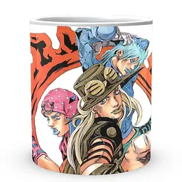 Кухоль GeekLand JoJo's Bizarre Adventure Неймовірні пригоди ДжоДжо:Гонка сталева куля JJSBR 17 330 мл білий - мініатюра 2