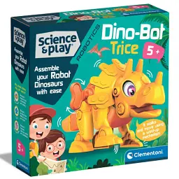Конструктор Clementoni Dino Bot Triceratops, серія Science & Play (75074) - мініатюра 3