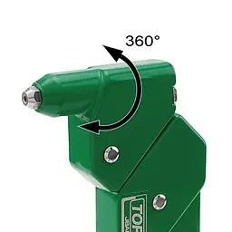 Заклепочник із поворотною головкою 2,4-4,8 Toptul hoz0009099 - мініатюра 2