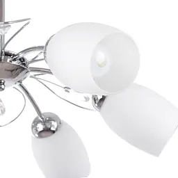 Люстра підвісна Brille E27 40W CHR (LK-212S/6) - мініатюра 3