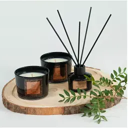 Ароматична свічка з натурального воску Aroma Home Elegance Mascarade Masai 115 г - мініатюра 2