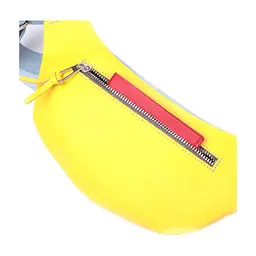 Сумка Grande Pelle Жовто-блакитна (16760) - мініатюра 9