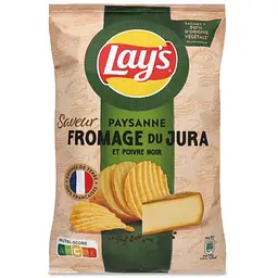 Чіпси Lay's Paysanne Fromage du Jura з чорним перцем 120 г