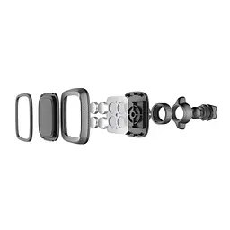 Універсальний автотримач ColorWay Air Vent-2 (360 rotation) magnetic Gray (CW-CHM05-GR) - мініатюра 3