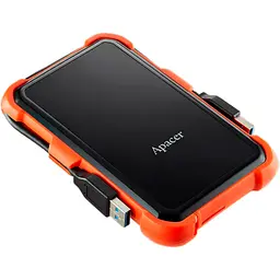 Зовнішній жорсткий диск Apacer AC630 2TB Black/Orange (AP2TBAC630T-1) [106042] - мініатюра 3