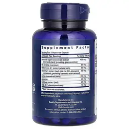 Броколі Triple Action Cruciferous Vegetable Extract 60 Capsules Life Extension vit0006457 - мініатюра 2