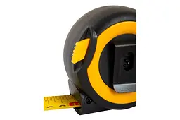 Вимірювальна рулетка MasterTool 5м x 19 мм магніт гумова автостоп - мініатюра 2