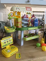 Ігровий набір Super Market 2-в-1: тележка для покупок + касовий апарат (зелений) - мініатюра 2